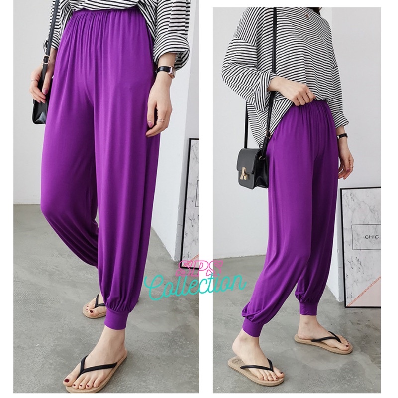 Celana Aladin Jumbo | Celana Panjang Harian Wanita Jumbo Model Aladin