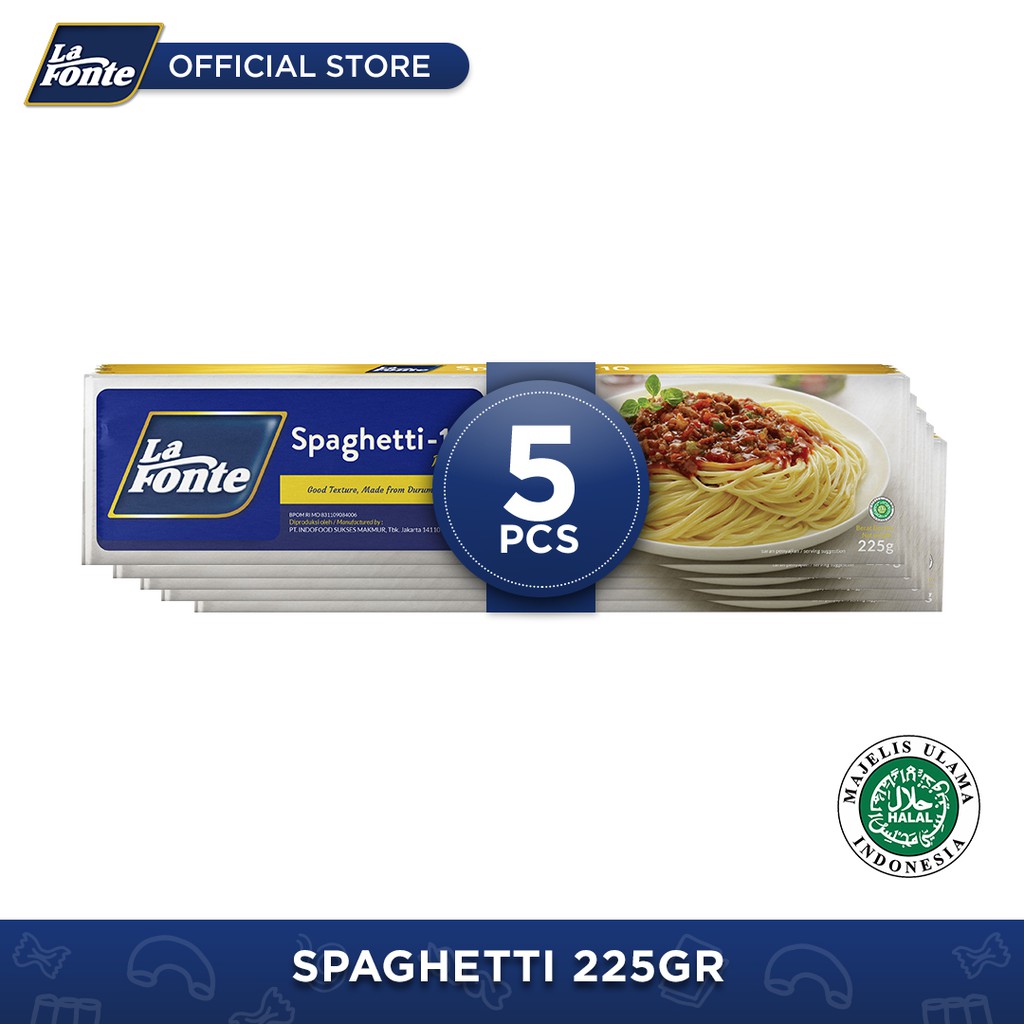 

La Fonte Spaghetti 225gr - 5 Pcs