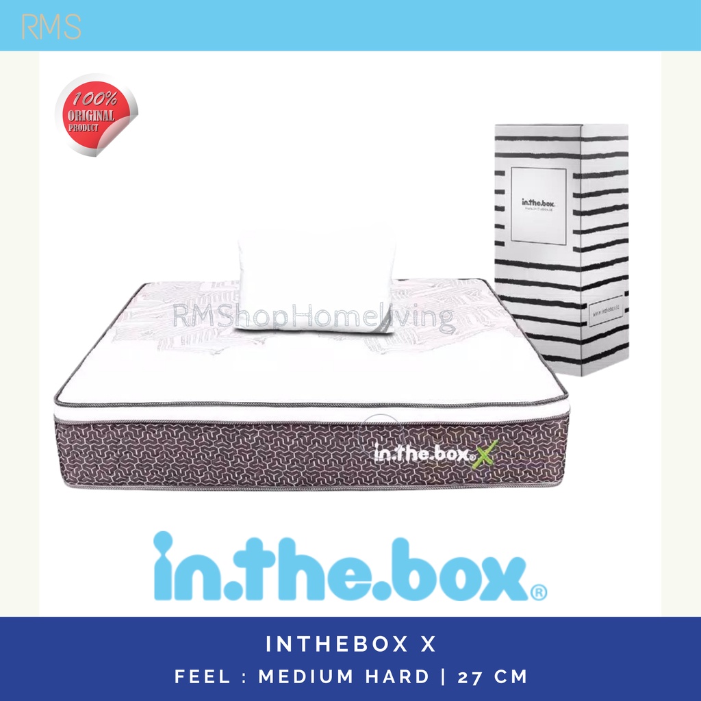FREE ONGKIR - InTheBox X Uk. 140x200 / Kasur Spring Bed Pocket Spring / In The Box / Kasur / Srping 