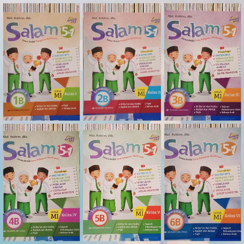 Salam 5in1 untuk MI kelas 1-6 semester 2 k13