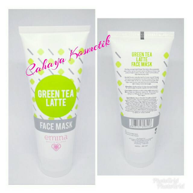 Emina Green Tea Latte Face Mask Masker Wajah Emina Emina Masker Wajah Original 100 Indonesia