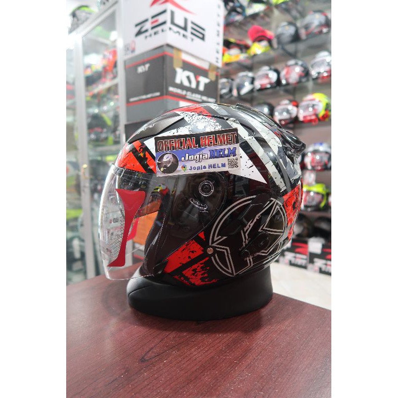 KYT Galaxy Slide #5 Black Red