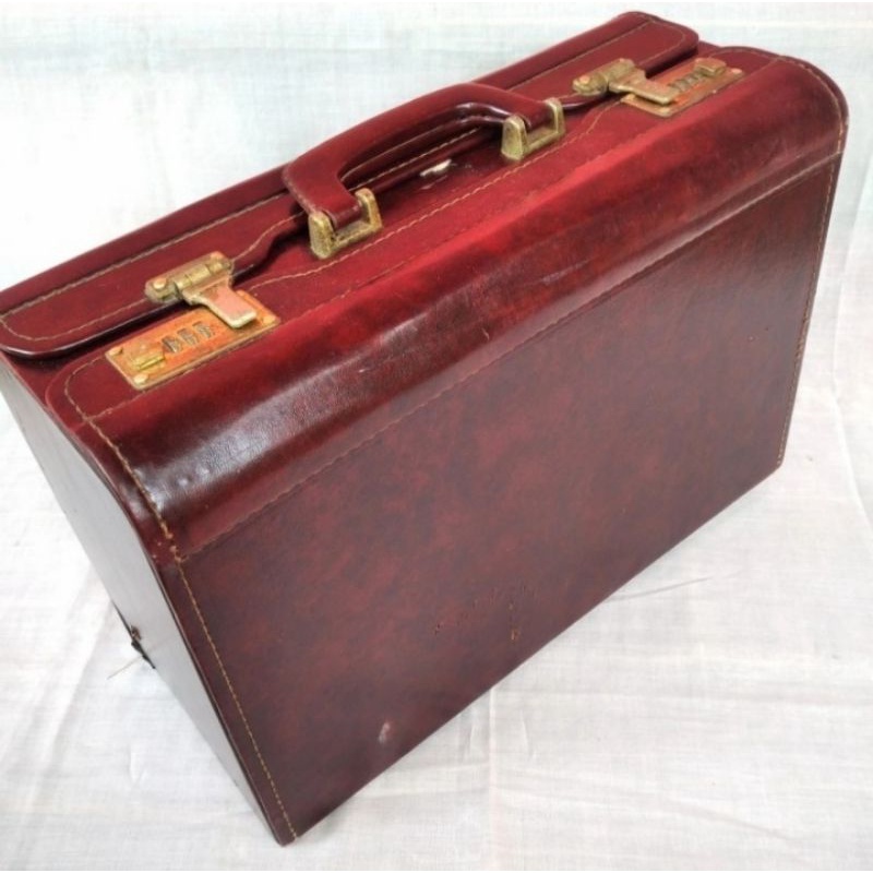 tas koper kulit jadul antik unik retro vintage lawas kuno