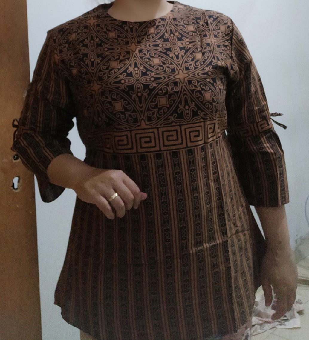 Atasan Jumbo Batik Wanita / Blus Big Size Lengkap S-m-l-xl-xxl-3l-4l-5l Model Lengkap Seragam Batik