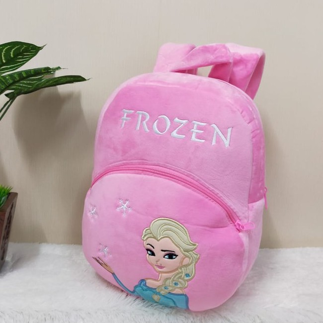 Toysopedia Tas Ransel Frozen Elsa Ana/Backpack Anak TK SD/Tas Karakter/Ransel Elsa/Kado Tas