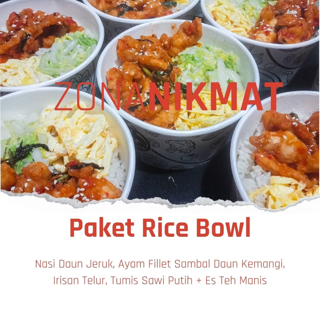 

RICE BOWL AYAM SAMBAL KEMANGI - CATERING DEPOK