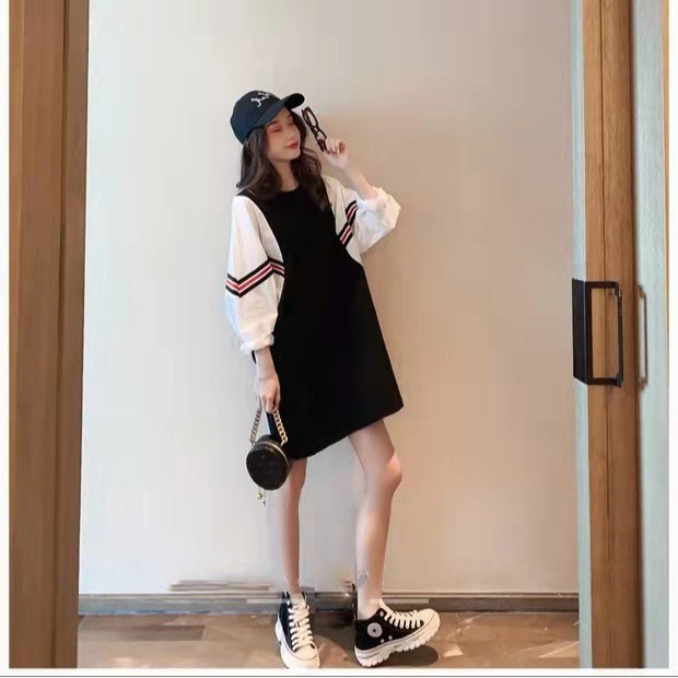 Dress Wanita Lengan Balon Dress Muslim