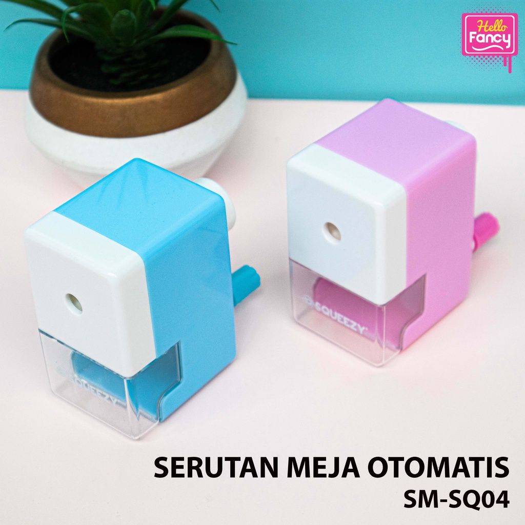 

Serutan Pensil / Rautan Putar / Rautan Meja / Rawutan Putar SM-SQ04