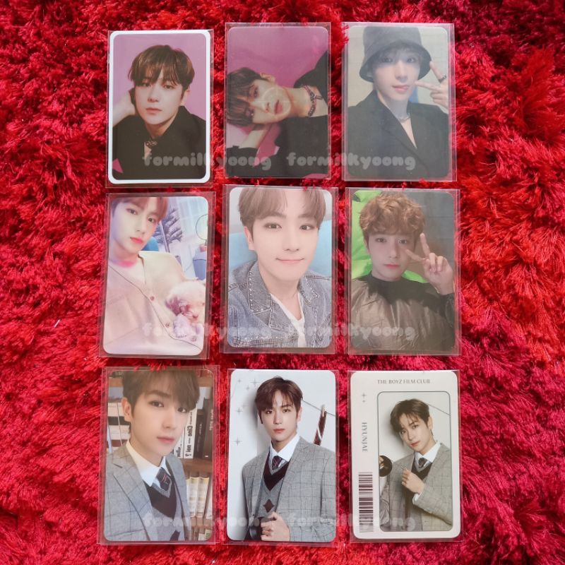 PC / Photocard HYUNJAE Official THE BOYZ CHASE STEALER, BENEFIT APPMUS WITHDRAMA MAKESTAR, SG21 SET 