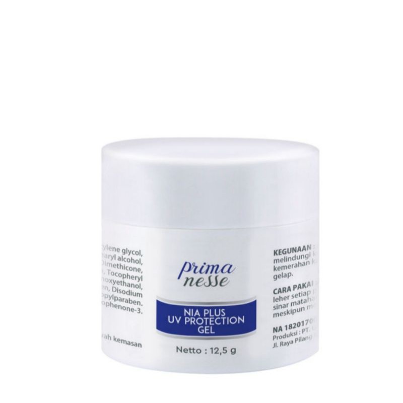 Primanesse Nia Plus UV Protection Gel - sunblock gel putih primanes - sunscreen gel