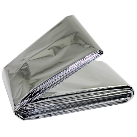 TaffSPORT Selimut Darurat Emergency Blanket Thermal Insulation - Silver