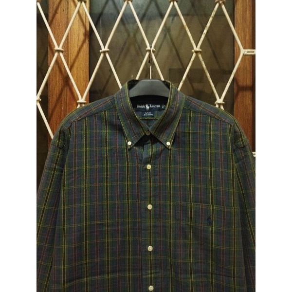 kemeja polo ralph lauren second original XL kemeja casual pria murah terbaik