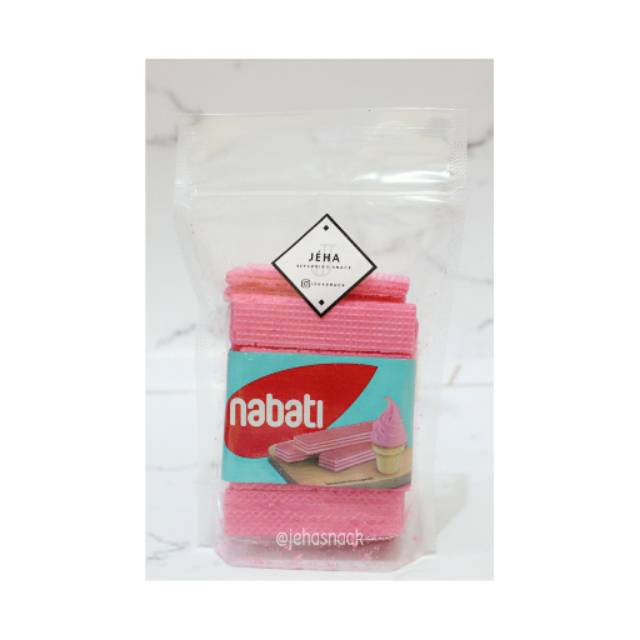 [ Snack Kiloan TERMURAH ] Nabati Wafer Pink Lava 250 gram