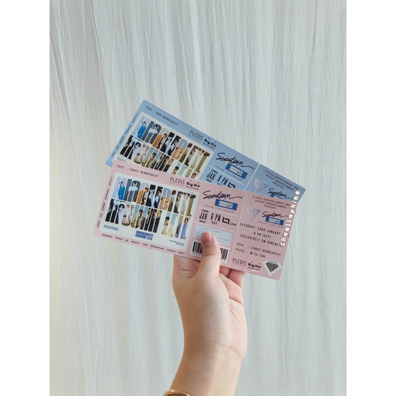 Seventeen Tiket Konser Live Online 2021
