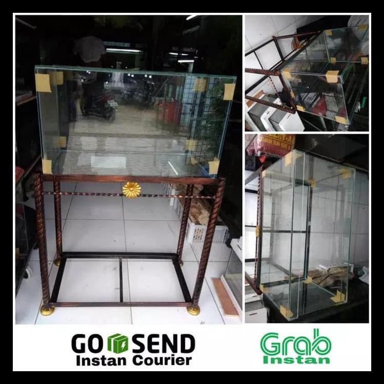 MURAH AQUARIUM 60X30X35 DAN RAK BESINYA PRODUK KEREN