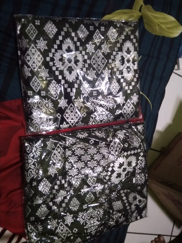 Couple Kebaya Rok Kemeja Pradaa Silver Motif Terbaru