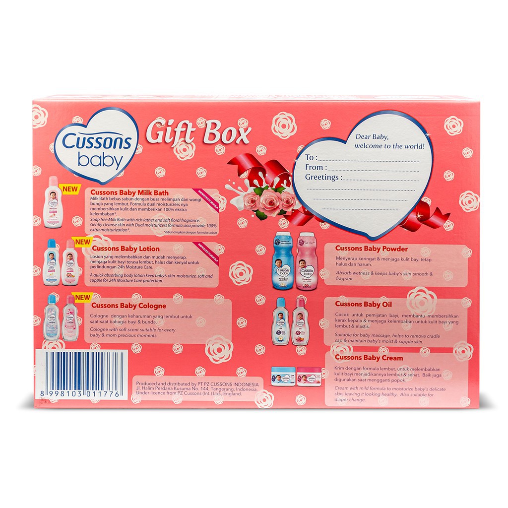 Cussons Baby Gift Box Pink