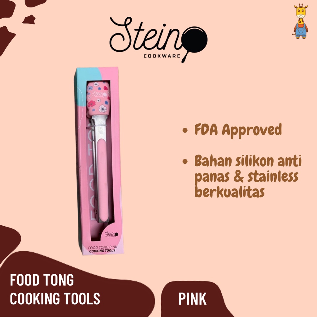 Stein Cookware Food Tong Pink Cooking Tools