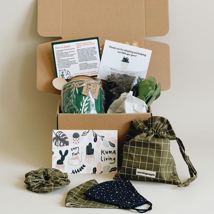 

Kuma Living X Morning Supply Hampers .