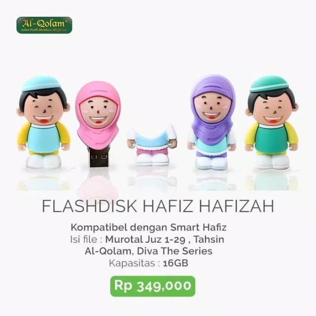 (Free Ongkir) New Usb Hafiz Hafizah Flashdisk Smart Hafiz Touchscreen Versi 5/ 4/ 3/ 2/ 1 Alqolam