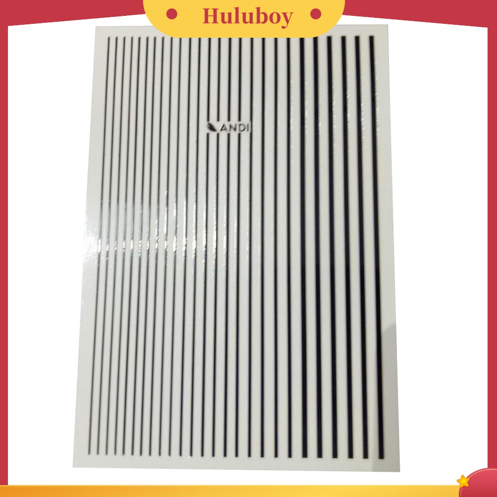 Huluboy Huluboy♡ Stiker Kuku 3D Tahan Air Untuk Manicure