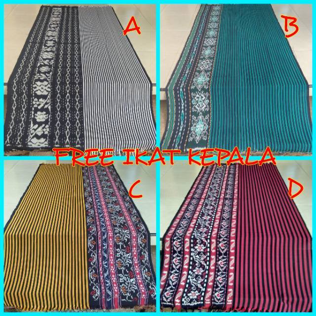 Tenun Lurik Blanket Etnik Troso Jepara Motif Lombok