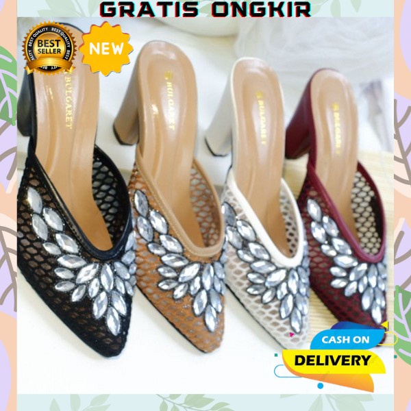 Sandal High Hils Sendal Haihils Wanita Kekinian Terbaru 2022 Heels Cewek Remaja Hels Cewe Hells Pest