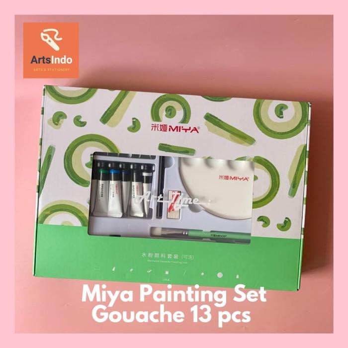 

Miya Painting Set Gouache 13 Pcs Murah Meriah Ready