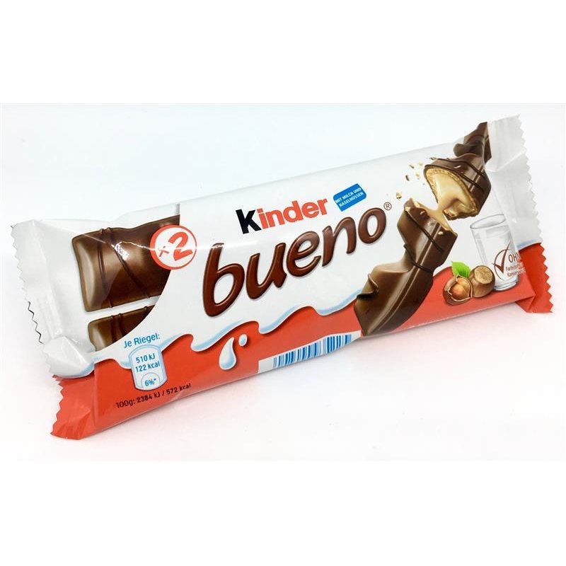 

[HALAL] Kinder Bueno Chocolate / Wafer Cokelat 40gr