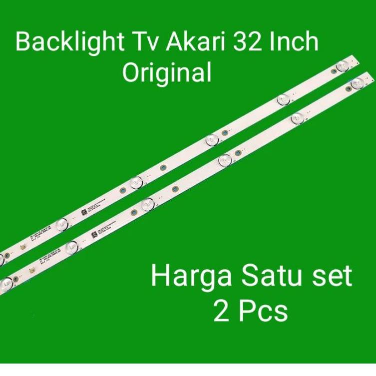 Q0R Backlight Led Tv Akari 32 Inch Original 1 set (2 pcs) ☮➝ 41@