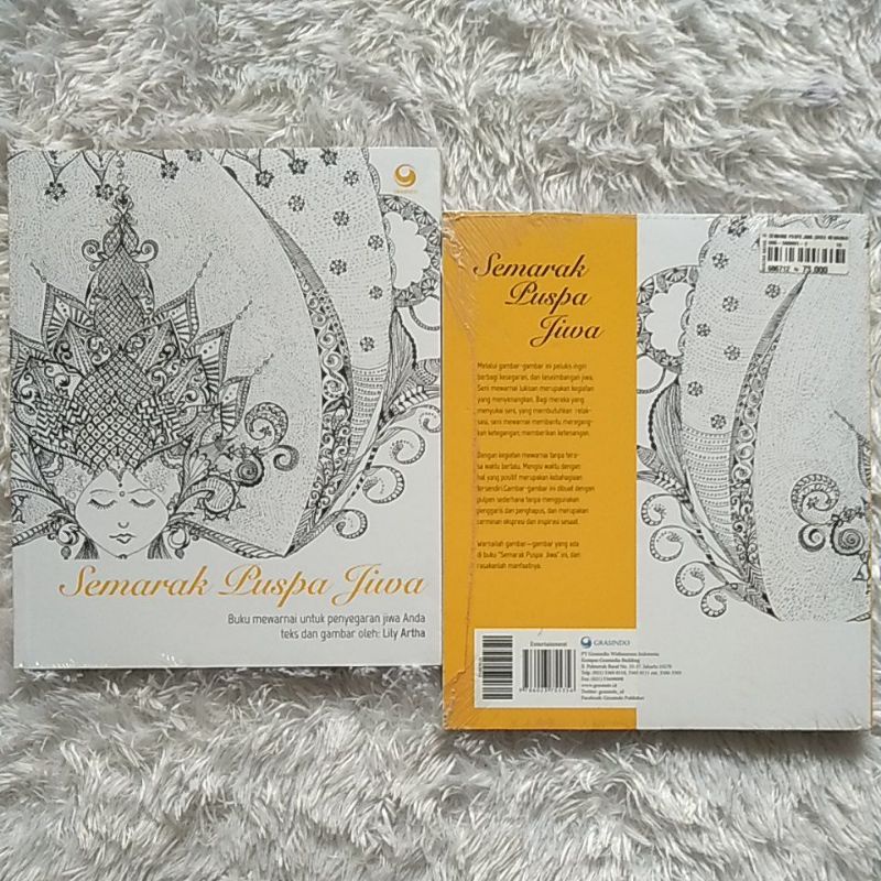 Buku Mewarnai untuk Penyegaran Jiwa Anda - Semarak Puspa Jiwa