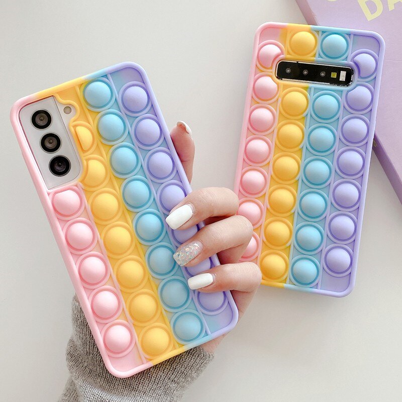 Pop Relive Stress Case Oppo Reno 6 5 4 5F 4F 3 A15 A15S A16  A74 A55 A54 A53 A52 A72 A92 A5 A9 A8 A31 A5S A12 A7 A5S A3 A3S A5 2020 A91 A39 A57 A59 R11 R9S A77 F9 F7 F11 Pro Y81 Y83 Realme 8 5 5i 5s 6i 7i C25 C20 C17 C12 C15 C11-3