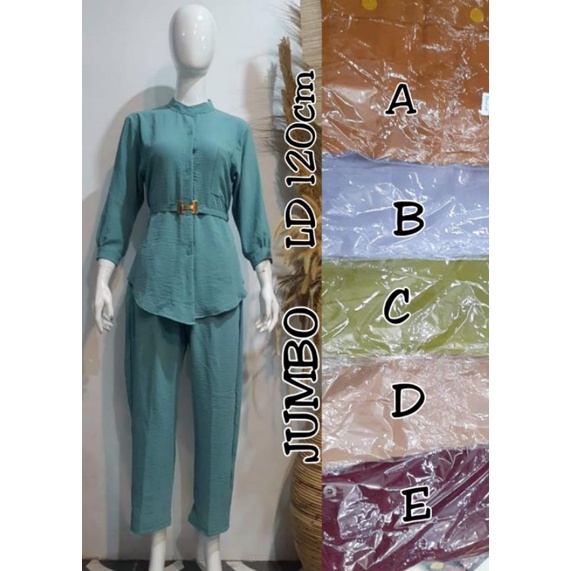 One Set Pajamas Andin Standart &amp; Jumbo / One set murah / Baju wanita terbaru