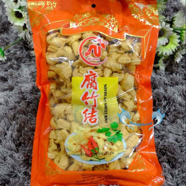 

IO Kembang Tahu Pita 300gr SU Brand / Soybean Sheet Knot
