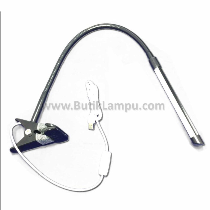 Lampu Meja - Lampu Meja Led Jepit Usb