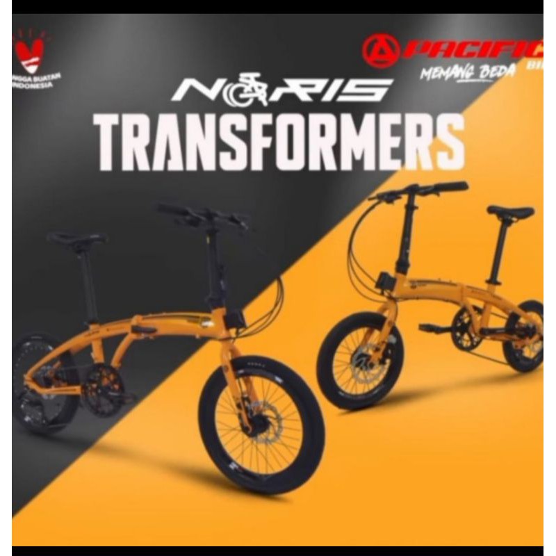 Sepeda Lipat 20 inch Pacific Noris Transformer 2.0