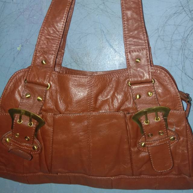 Tas shoulderbag kulit prelove