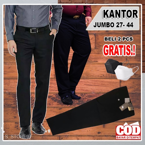 Celana Kantor Pria Celana Formal Jumbo Celana Kain Pria Celana Jumbo PREMIUM