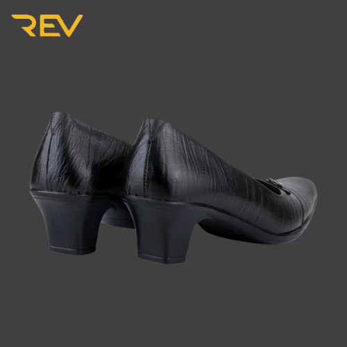 ☀ REV STORE ☀ Rev Sepatu Kulit Asli Formal Wanita Hak 5cm / Sepatu Pantofel Wanita / Best Seller