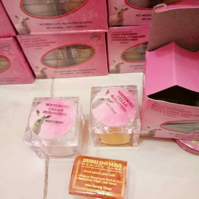 Paket Cream Whitening Susu Domba