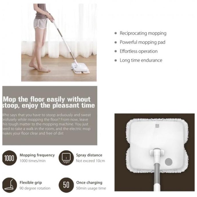 SWDK-D260 HANDHELD ELECTRIC MOP FLOOR WASHER ALAT PEL LANTAI ELEKTRIK SPP1423