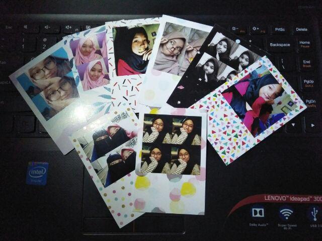 Cetak Polaroid Frame Motif 2r Custom