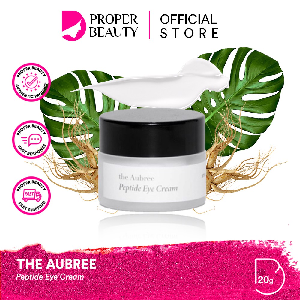 THE AUBREE Peptide Eye Cream Indonesia / Cleanser Toner Oil Serum Essence Day Cream Mask Masker