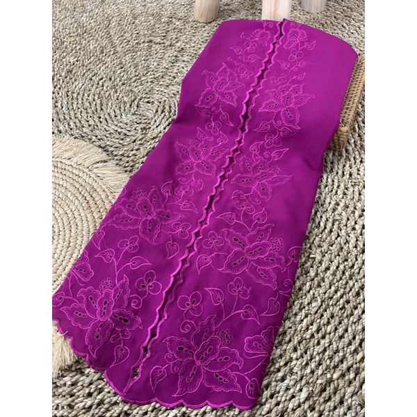 Kebaya bordir bali/bahan kebaya