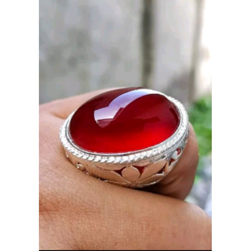 batu akik permata CEMPAKA MERAH aceh HQ 1