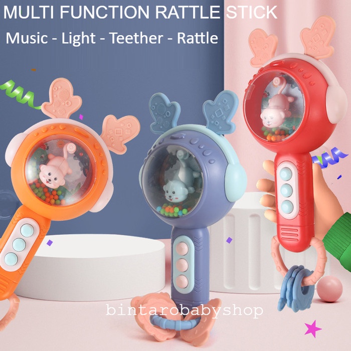 MULTIFUNCTION RATTLE STICK / MAINAN MUSIC ANAK