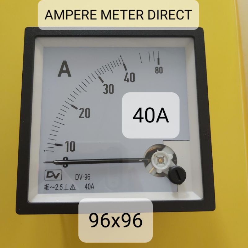 Ampere Meter 40A DIRECT / Ampere meter non CT