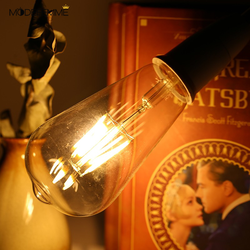 [ Dream Beautiful Lighting Bulb ][ Edison Bulb ST64 4W 6W 8W 12W LED E27 Bulb ][ Retro Vintage Light Bulb ]