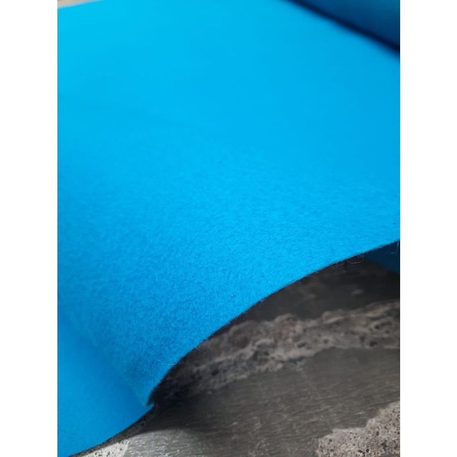 Karpet Bludru Polos 1x3m [METERAN] Bulu AVANZA BLUE, Murah, Pameran, Exhibition, Alas duduk, Kasur-2