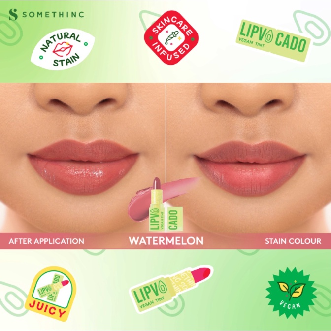 SOMETHINC LIPVOCADO Vegan Lip Treatment Tint - Lipstick Lipbalm Tahan Lama